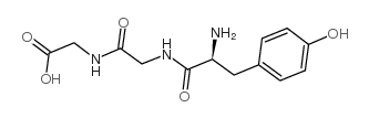 L-酪氨酰甘氨酰甘氨酸结构式