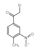 2-bromo-1-(4-methyl-3-nitrophenyl)ethanone Structure