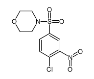 4-(4-氯-3-硝基苯磺酰基)-吗啉结构式