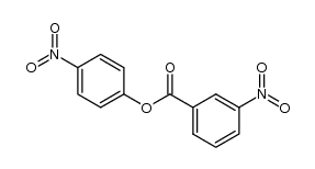 3-Nitrobenzoesaeure-4-nitrophenylester Structure