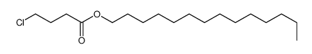 tetradecyl 4-chlorobutanoate Structure