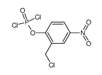 Dichloridophosphoric acid 2-(chloromethyl)-4-nitrophenyl ester Structure