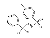 N-(2-benzene-2,2-dichloroethylidene)-4-methylbenzenesulfonamide Structure