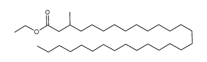 ethyl 3-methylnonacosanoate结构式