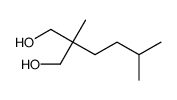 2-methyl-2-(3-methylbutyl)propane-1,3-diol结构式