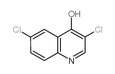 3,6-二氯喹啉-4-醇结构式