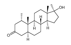 5alpha-Androstan-3-one, 17beta-hydroxy-1alpha,17-dimethyl- picture
