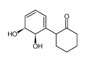 Cyclohexanone, 2-[(5S,6R)-5,6-dihydroxy-1,3-cyclohexadien-1-yl]- (9CI)结构式