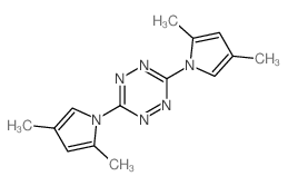 3,6-二(3,5-二甲基-1H-吡唑-1-基)-1,2,4,5-四嗪结构式
