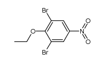 2,6-dibromo-4-nitro-phenetole结构式