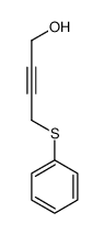 4-phenylsulfanylbut-2-yn-1-ol结构式
