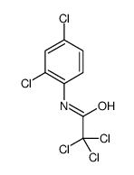 2,2,2-trichloro-N-(2,4-dichlorophenyl)acetamide Structure