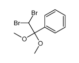 (2,2-dibromo-1,1-dimethoxyethyl)benzene结构式