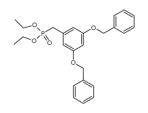 diethyl [3,5-bis(benzyloxy)benzyl]phosphonate结构式