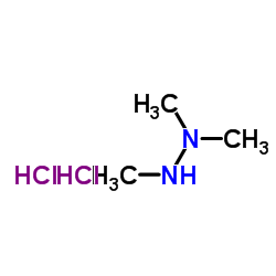 1,1,2-Trimethylhydrazine dihydrochloride Structure