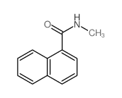 N-甲基萘-1-甲酰胺结构式