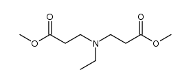 N-ethyl-di(β-carbomethoxyethyl)amine结构式