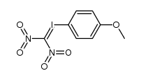 p-methoxyphenyliodonium dinitromethylide Structure