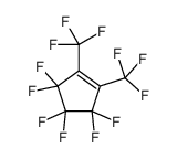 3,3,4,4,5,5-hexafluoro-1,2-bis(trifluoromethyl)cyclopentene Structure