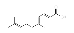 5,9-dimethyldeca-2,4,8-trienoic acid结构式