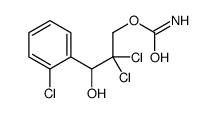 1-(o-Chlorophenyl)-2,2-dichloro-1,3-propanediol 3-carbamate结构式