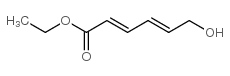 (2E,4e)-6-羟基-2,4-己二烯酸乙酯结构式