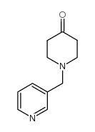 1-((吡啶-3-基)甲基)-4-哌啶酮结构式