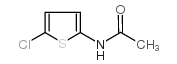 2-乙酰氨基-5-氯噻吩结构式