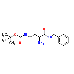 (S)-tert-butyl1-(benzylamino)-4-hydroxy-1-oxobutan-2-ylcarbamate Structure