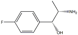 [R-(R*,S*)]-alpha-(1-Aminoethyl)-4-fluorobenzenemethanol Structure