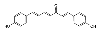 1,7-bis(4-hydroxyphenyl)-1,4,6-heptatrien-3-one Structure