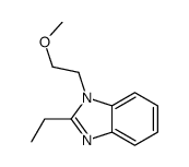 (9ci)-2-乙基-1-(2-甲氧基乙基)-1H-苯并咪唑结构式