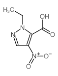 2-ethyl-4-nitropyrazole-3-carboxylic acid Structure