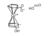 Co(III)(η5-C5H4COOH)(η5-C5H4COO)*formic acid Structure