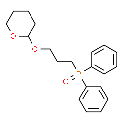 Diphenyl[3-[(tetrahydro-2H-pyran-2-yl)oxy]propyl]phosphine Oxide structure