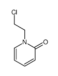 1-(2-氯乙基)-2(1H)-吡啶酮结构式