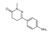6-(4-aminophenyl)-2-methyl-4,5-dihydropyridazin-3-one结构式