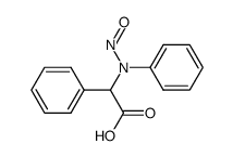 DL-2-(N-Nitrosoanilino)-2-phenylessigsaeure Structure