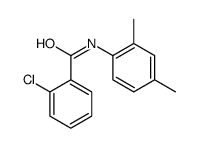 2-chloro-N-(2,4-dimethylphenyl)benzamide结构式