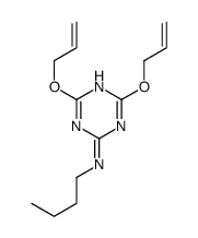 4,6-bis(allyloxy)-N-butyl-1,3,5-triazin-2-amine Structure