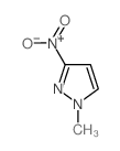 1-甲基-3-硝基吡唑结构式
