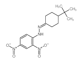 2,4-dinitro-N-[(4-tert-butylcyclohexylidene)amino]aniline结构式