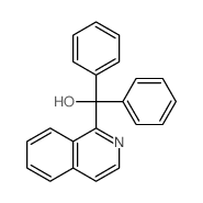 isoquinolin-1-yl-diphenyl-methanol结构式