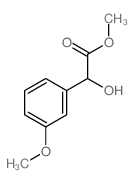 2-羟基-2-(3-甲氧基苯基)乙酸甲酯结构式