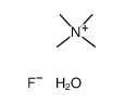 Tetramethylammonium fluoride monohydrate Structure