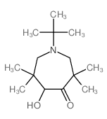 4H-Azepin-4-one,1-(1,1-dimethylethyl)hexahydro-5-hydroxy-3,3,6,6-tetramethyl- Structure