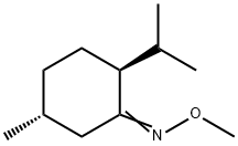 (2S,5R)-5β-Methyl-2α-isopropylcyclohexanone O-methyl oxime结构式
