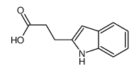 3-(1H-indol-2-yl)propanoic acid Structure