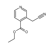 ethyl 3-cyanomethylisonicotinate结构式