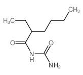 Hexanamide,N-(aminocarbonyl)-2-ethyl-结构式